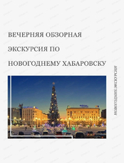 Вечерняя обзорная экскурсия по новогоднему Хабаровску
